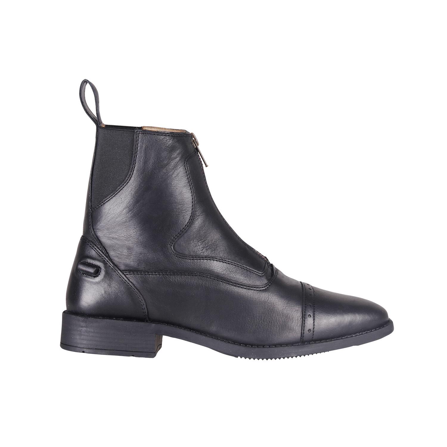 Kožená jezdecká perka QHP Milaan