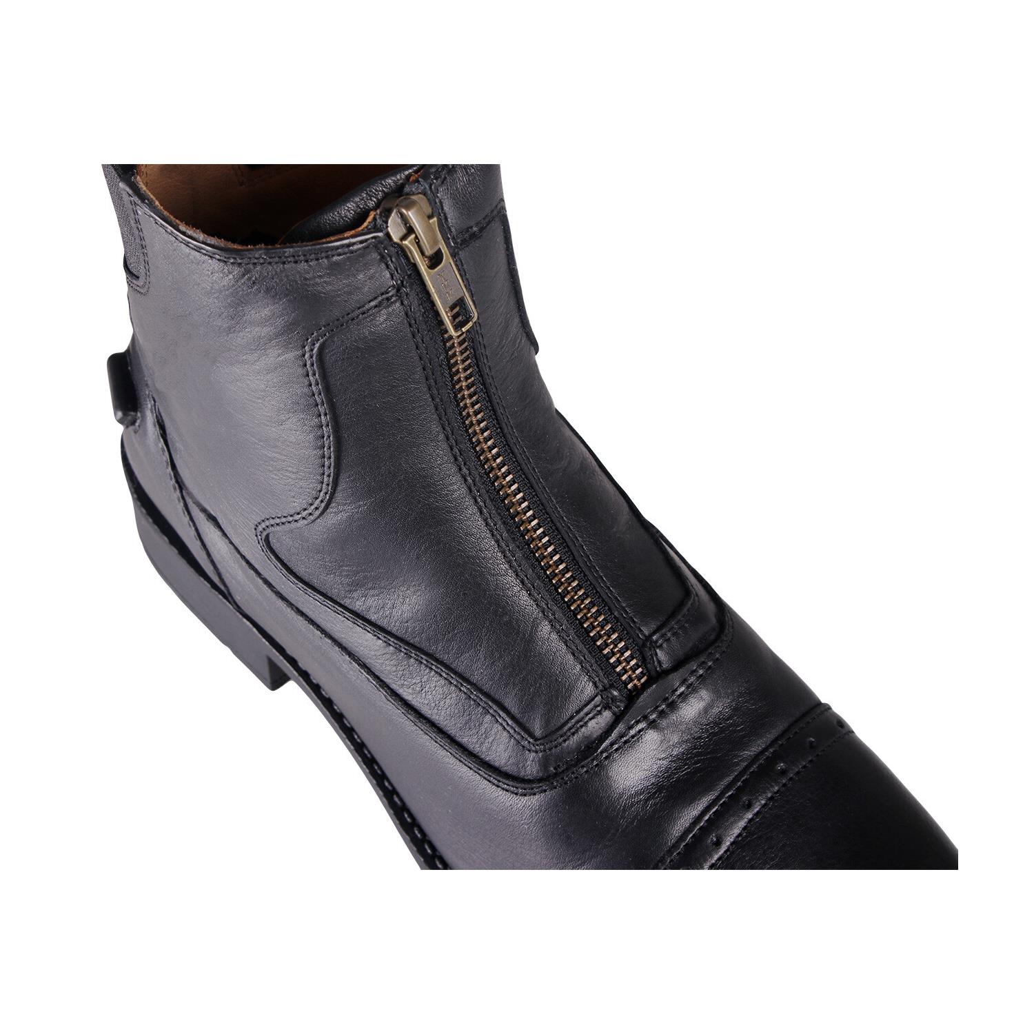 Kožená jezdecká perka QHP Milaan