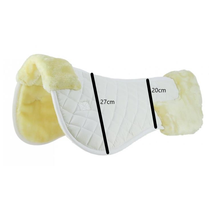 Podsedlová podložka Riding World, umělý beránek, Full