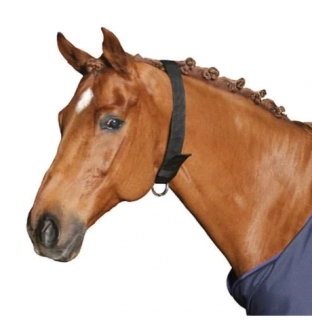 Nylonový řemen na krk pro koně, vel. Full, černý