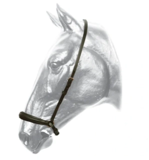 Hanoverský kožený nánosník, černý, vel. Full