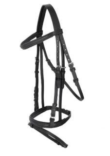 Kožená uzdečka Kerbl, černá