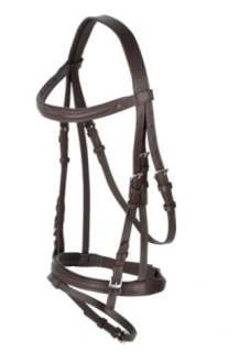 Kožená uzdečka Covalliero Standard, hnědá