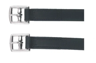 Dětské třmenové řemeny Kerbl Standart, černé, 130 cm