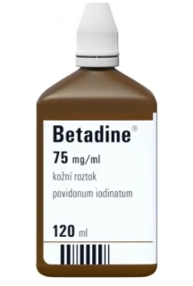 Betadine roztok 75mg 120ml (mýdlo)