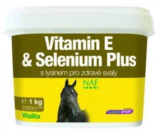 Vitamín E a selen pro správnou funkci svalů koní v zátěži Vitamin E 2,5 kg