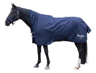 Výběhová deka pro koně RugBe HighNeck tmavě modrá