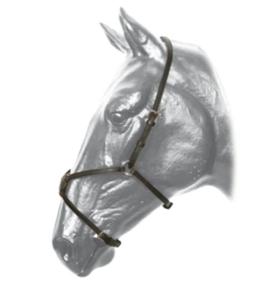 Mexický kožený nánosník Kentaur, černý vel. Full