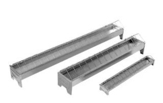 Žlabové krmítko pro kuřata 3,5 x 7 x30 pozink
