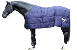 Zimní stájová deka pro koně RugBe 2v1 tmavě modrá