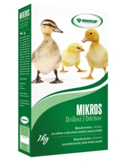 Minerální doplněk MIKROS drůbež s vitamíny, 1 kg