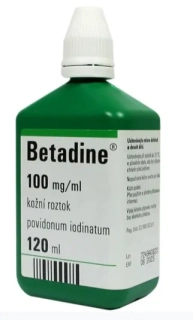 Betadine 100 mg/ml roztok 120 ml