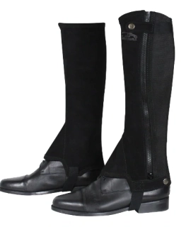 Minichaps Irské s gumou Kentaur, černé