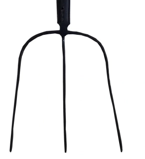 Vidle 3 hroté, lakované - velké