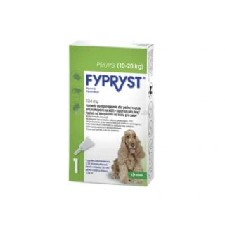 Fypryst spot on M 1x1,34ml 134mg pes 10-20kg