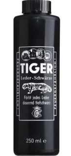 TIGER černá barva na kůži, 250 ml