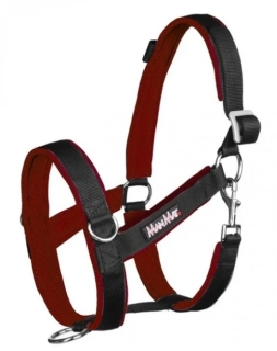 Nejpevnější stájová ohlávka MANMAT, bordó