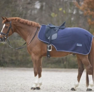 Bederní fleecová deka Waldhausen, modrá