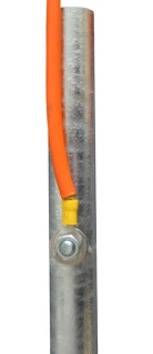 Zemnící tyč pro elektrické ohradníky - pozinkovaná, 1 m, 3/4"