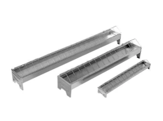 Krmítko pro drůbež pozinkované s drátěným víkem 