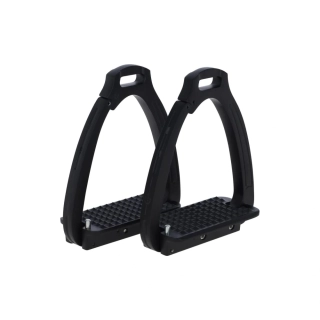 Bezpečnostní třmeny Covalliero Secure, černé