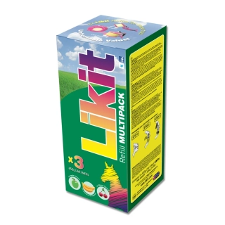 Liz pro koně LIKIT, náhradní náplň - mix, 3x625 g