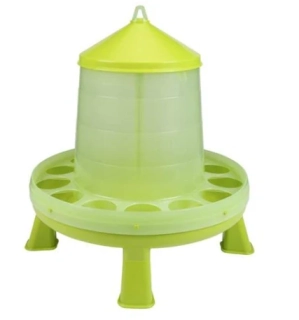 Tubusové krmítko pro drůběž s nožkami 2,4l