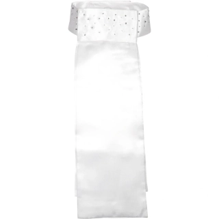 Plastron Harrys Horse Crystal s bílými kamínky