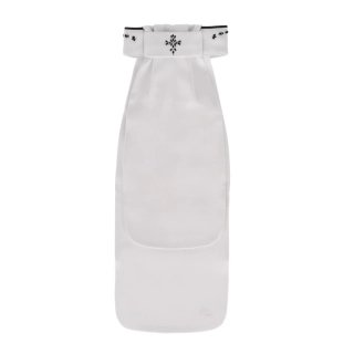 Jezdecký plastron QHP Novah, bílo-černý