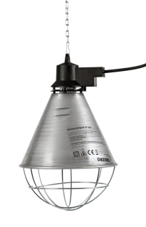 Lampa infra hliníková, kabel 2,5 m