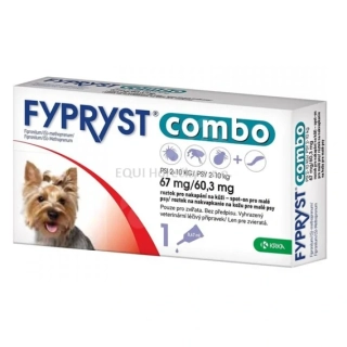 Fypryst COMBO spot on S 1x67mg/60,3mg pes 2-10kg