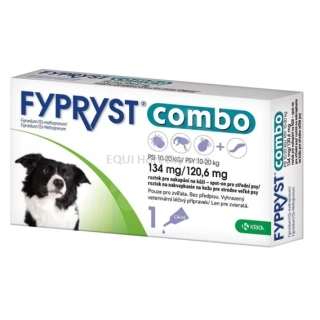 Fypryst COMBO spot on M 1x134mg/120,6mg pes 10-20kg