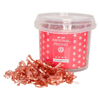 Gumičky na hřívu silikon Imperial, rosegold, 150 g