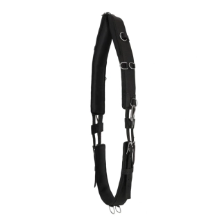 Lonžovací obřišník QHP Soft, černý, vel. Full