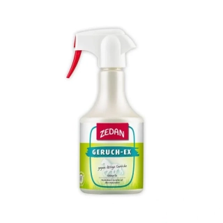 Neutralizátor pachu Geruch EX pro vaše oblečení, boty, auto i jezdecké vybavení (Láhev s rozprašovačem 500ml)