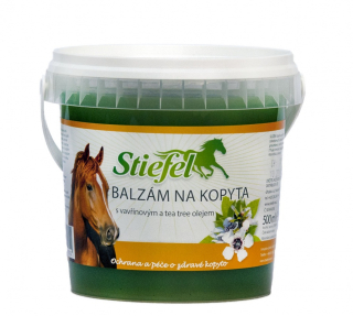 Balzám na kopyta s tea-tree a vavřínovým olejem (Balení, 500 ml)