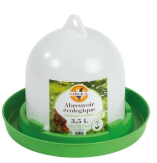 Plastová napáječka pro drůbež Green Line s bajonetem - 3,5 l