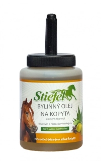 Bylinný olej na kopyta, nádobka se štětcem 450 ml