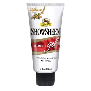 Gelový Rozčesávač pro velmi zacuchanou hřívu či ocas Absorbine ShowSheen (Lahev, 118 ml)