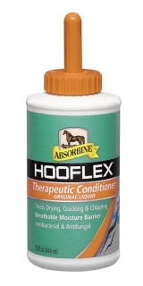 Kondicionér na kopyta Absorbine Hooflex, Lahev se štětcem 450 ml