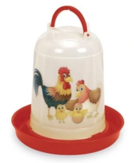 Plastová napáječka pro drůbež Eco s potiskem - 3 l