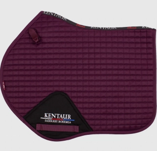 Podsedlová dečka Kentaur, vykrojená, švestková, VS