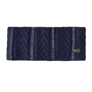 Čelenka s krystalky HVP Madalyn AW 25/26, tmavě modrá