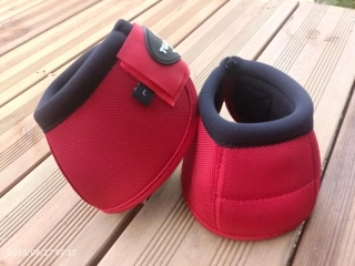 Zvony neoprenové, červené, vel. L