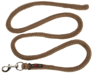 Vodítko Covalliero ClassicSoft, klasik, cappuccino, 200 cm