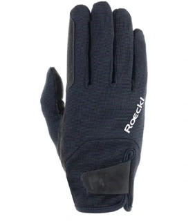 Zimní jezdecké rukavice Roeckl Meura, černé