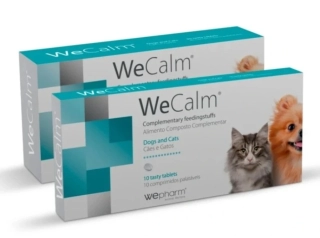 Audevard - WeCalm pro psy a kočky Přirozená pomoc proti stresu zvířat 10tbl (exp. 2/2026)