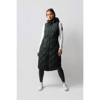 Dámská dlouhá vesta B-Vertigo Gem AW 25/26, zelená