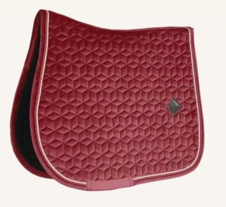 Podsedlová dečka Kentucky Velvet, VS - vínová
