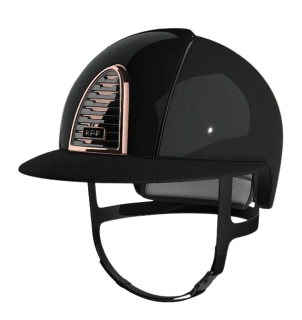 Jezdecká přilba KEP Cromo 2.0 Shine Nero Swarovski Polo, černá, M